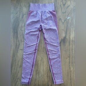 Gymshark High Waisted Athletic Leggings Women’s Approx Small Sporty Pink Multi